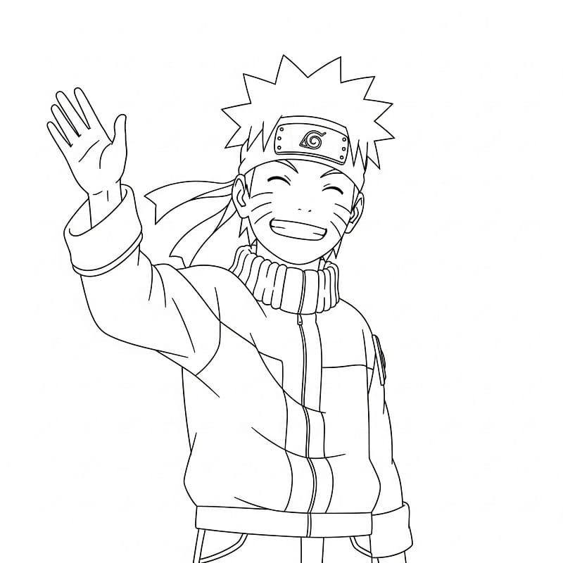 Naruto im Anime ausmalbilder