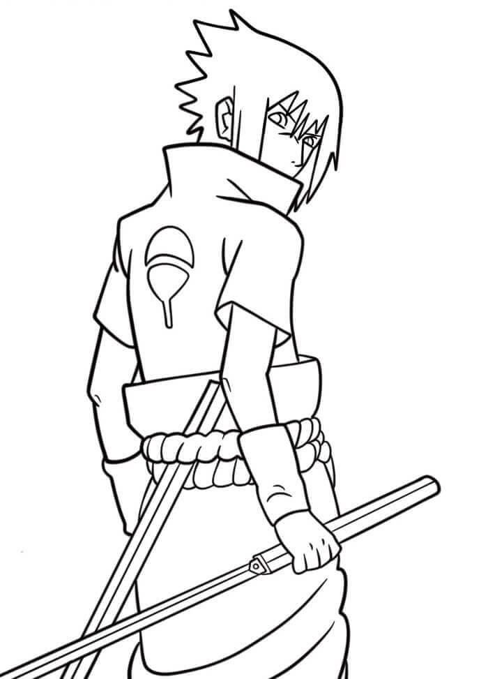 Naruto zum Drucken ausmalbilder