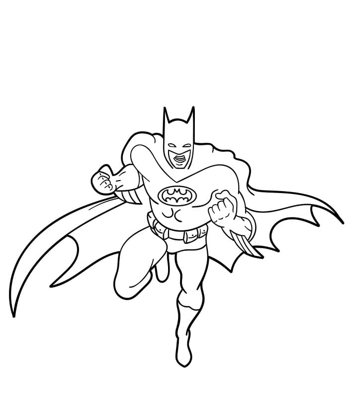 Netter Batman ausmalbilder