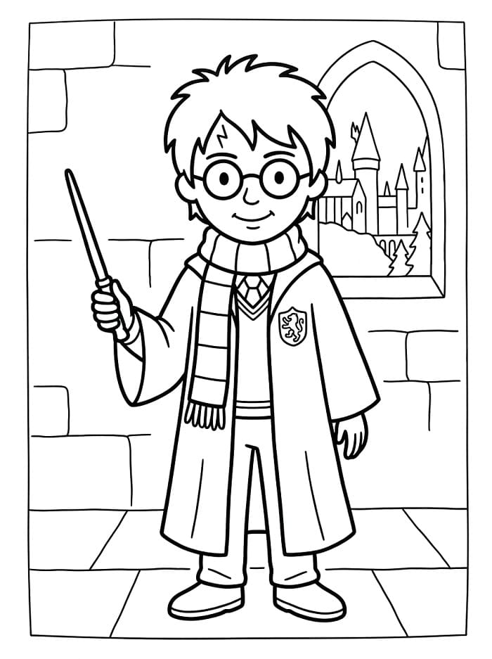 Netter Harry Potter ausmalbilder