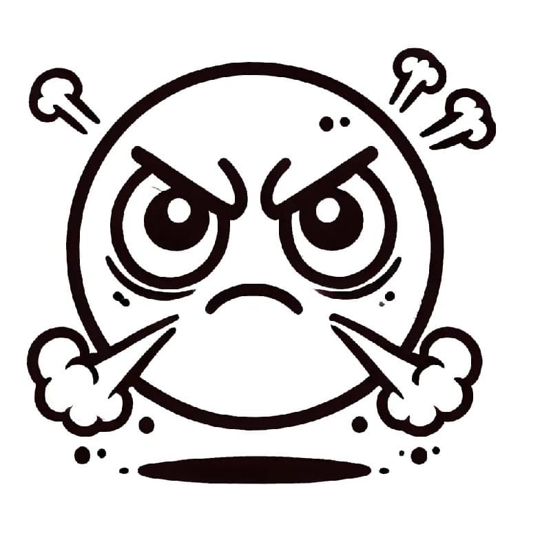 Nettes Emoji ausmalbilder