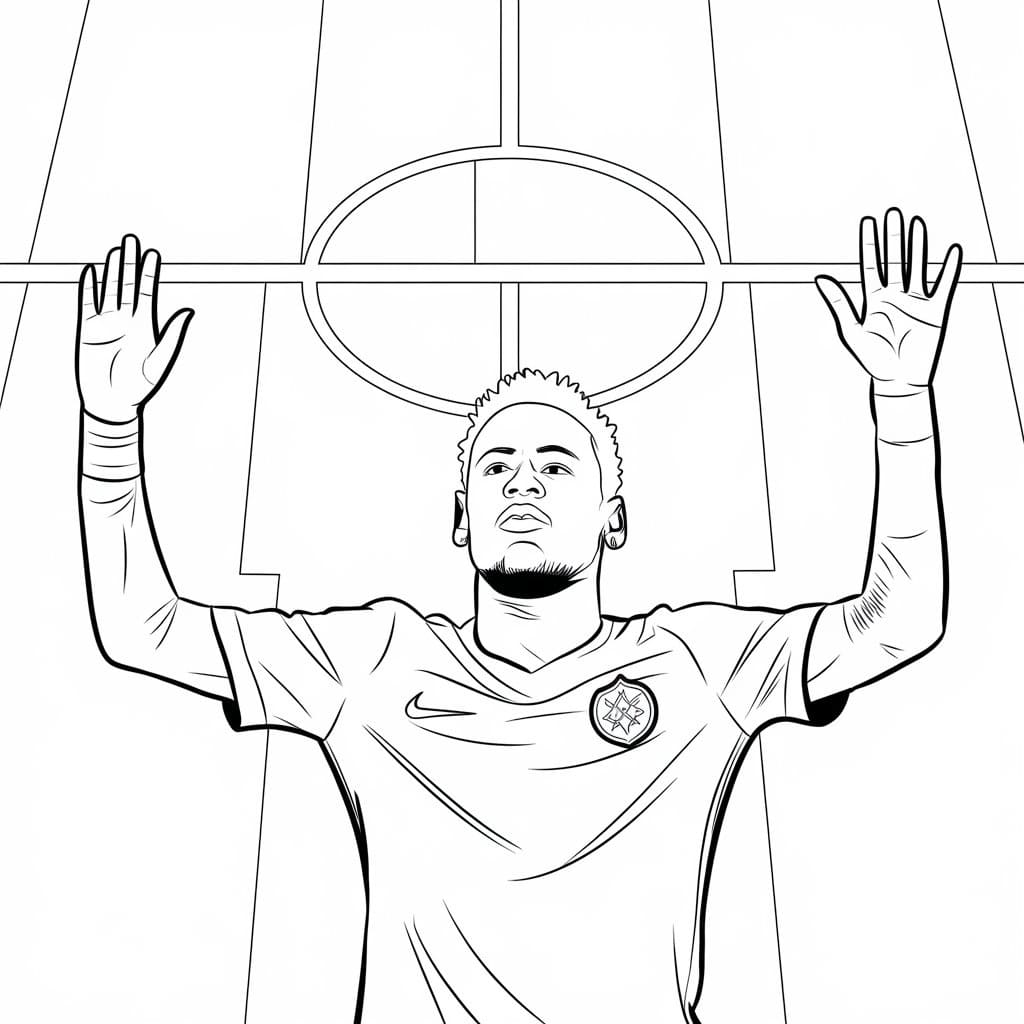 Neymar Für Kostenlos ausmalbilder