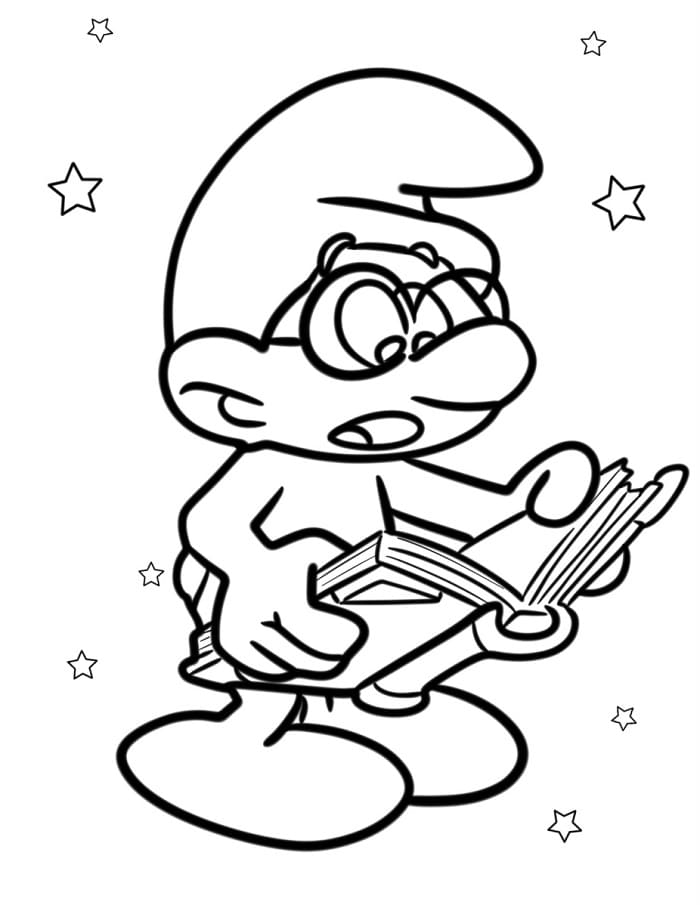 Niedliche Die Schlümpfe ausmalbilder