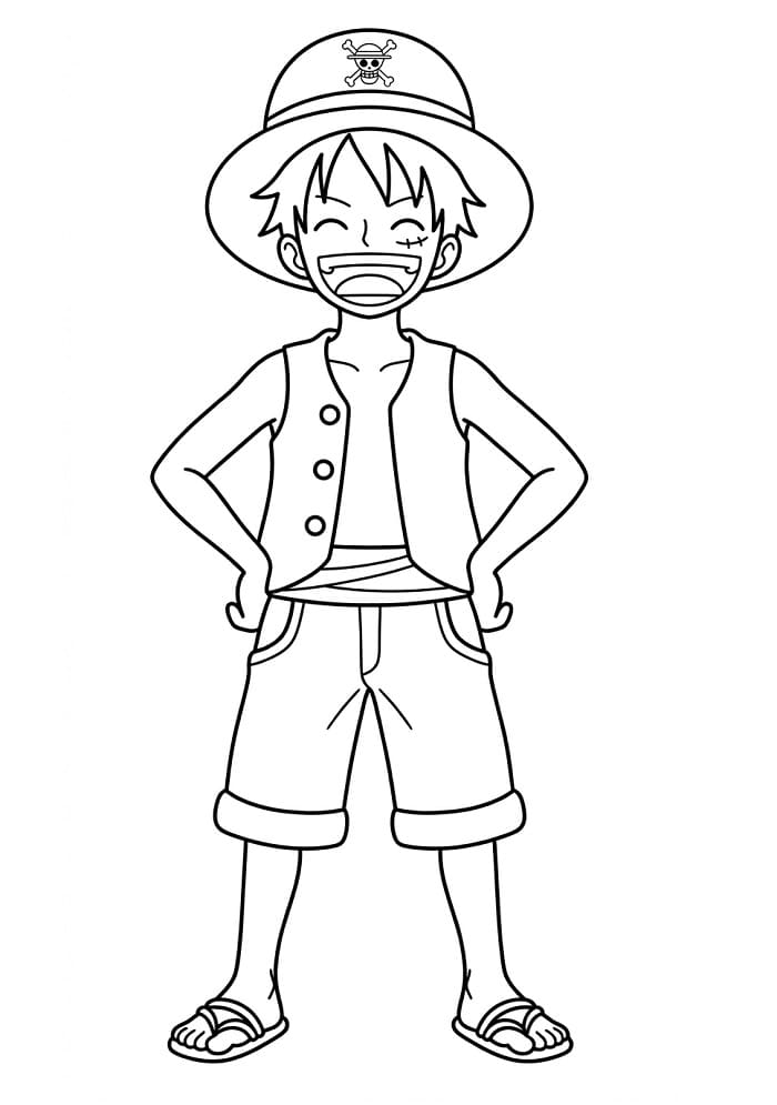 Niedlicher Luffy ausmalbilder