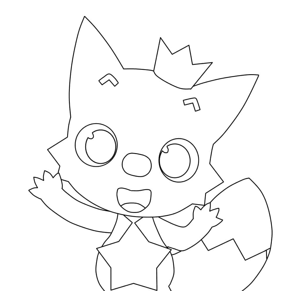 Niedlicher Pinkfong ausmalbilder