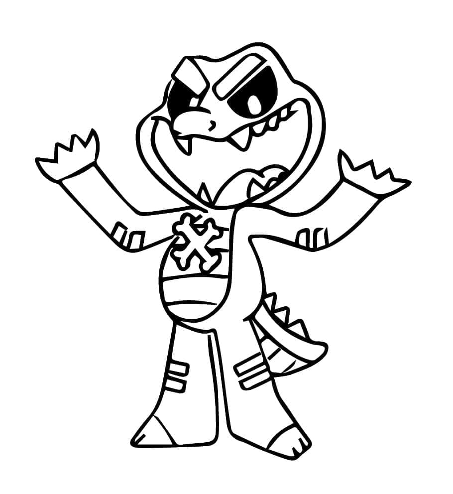 Nightmare Critters Bild ausmalbilder