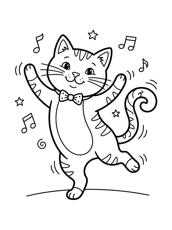 Normale Katze ausmalbilder