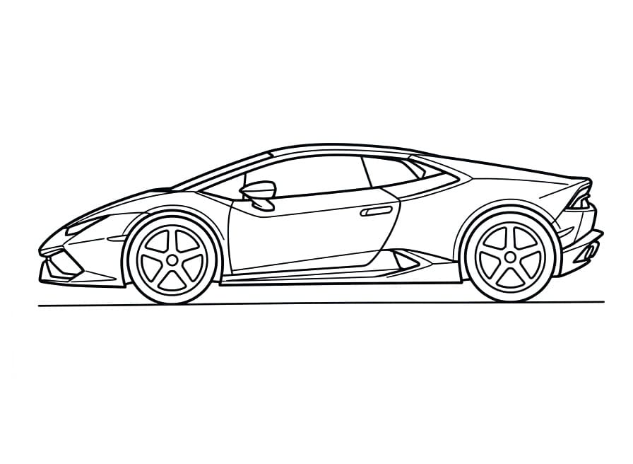 Normaler Lamborghini ausmalbilder