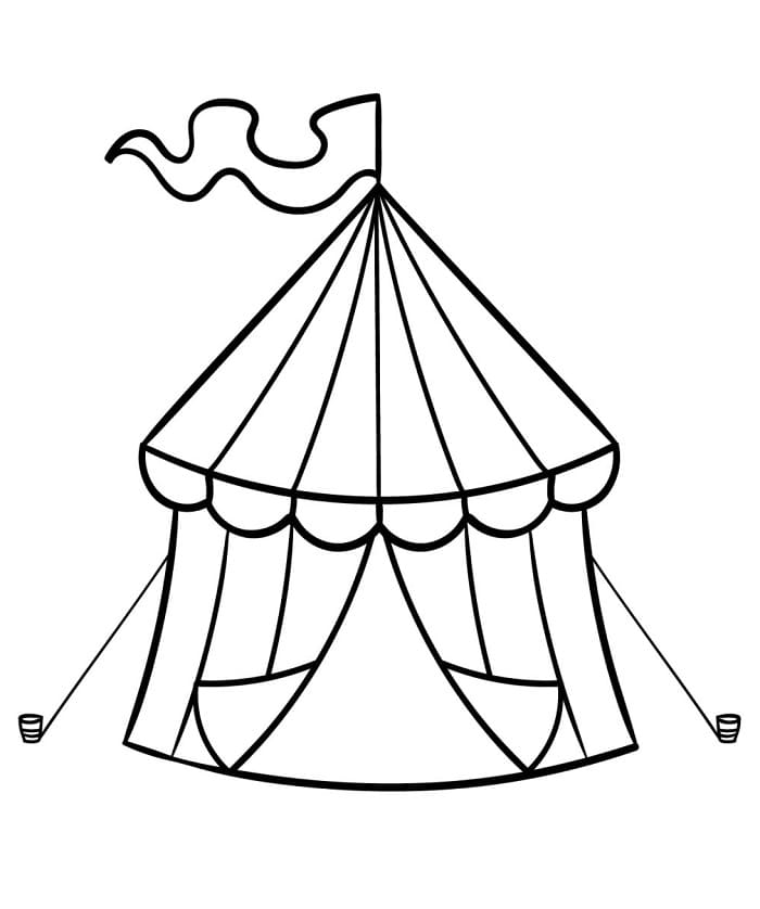 Normales Zirkus ausmalbilder
