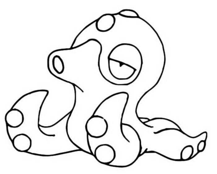 Octillery Pokemon ausmalbilder