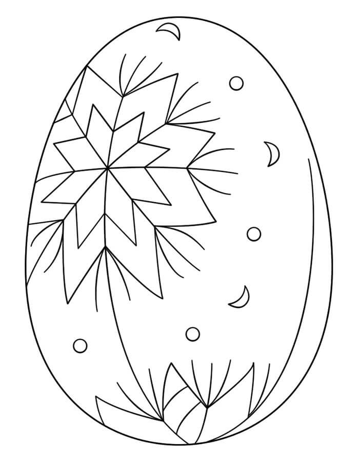 Osterei 1 ausmalbilder