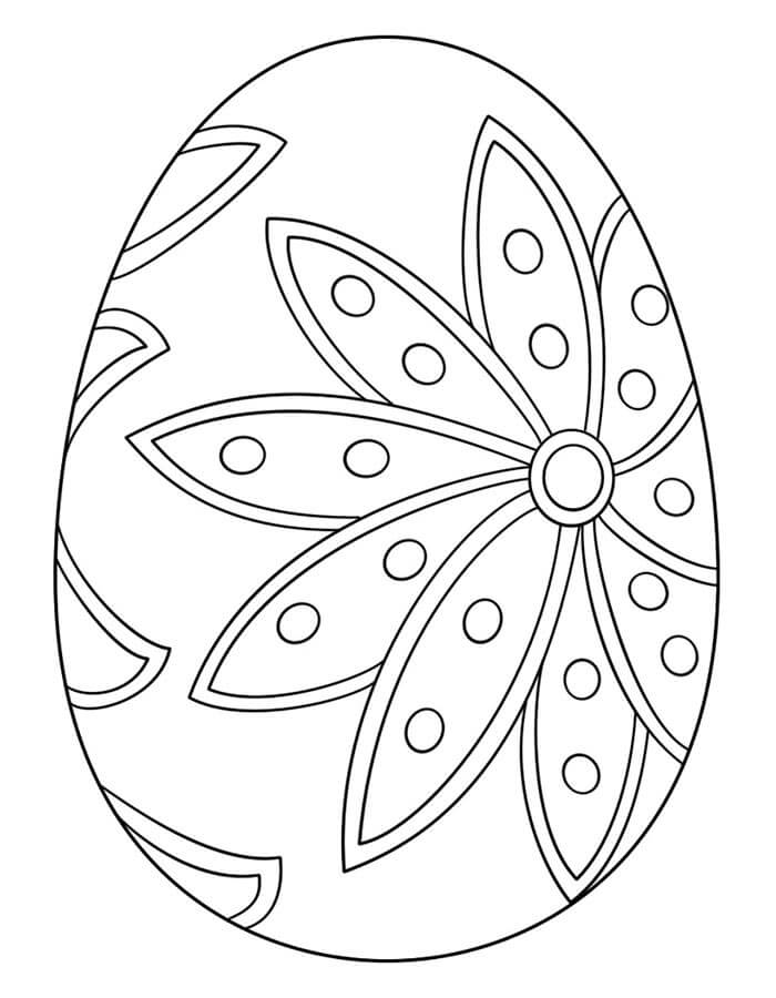 Osterei Druckbar Frei ausmalbilder