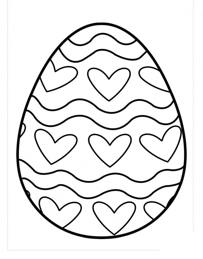 Osterei Druckbar Kostenlos ausmalbilder