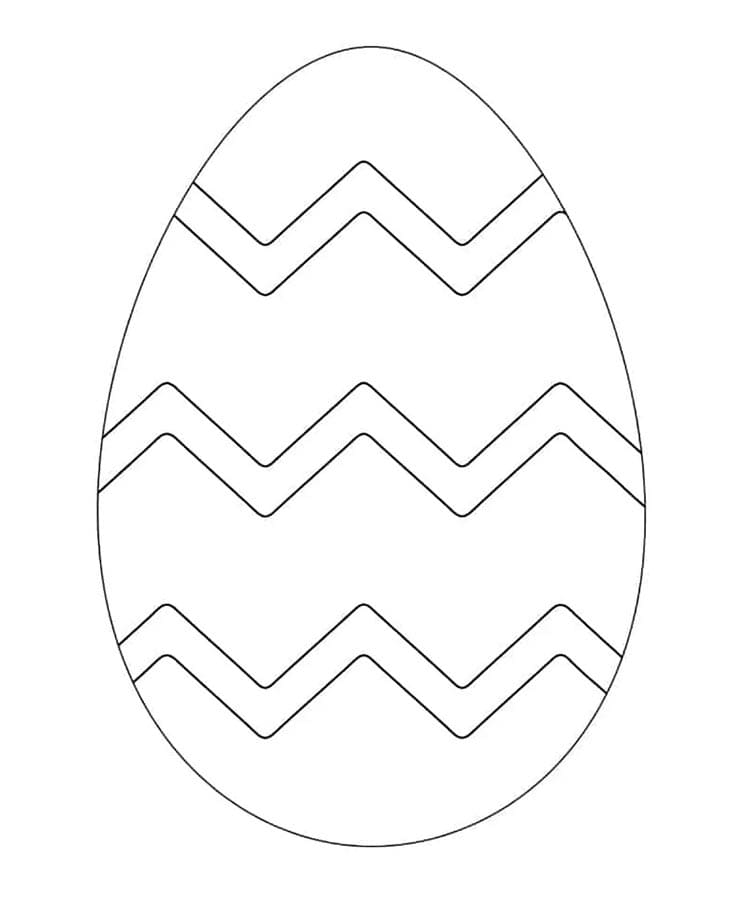 Osterei Druckbares Bild ausmalbilder