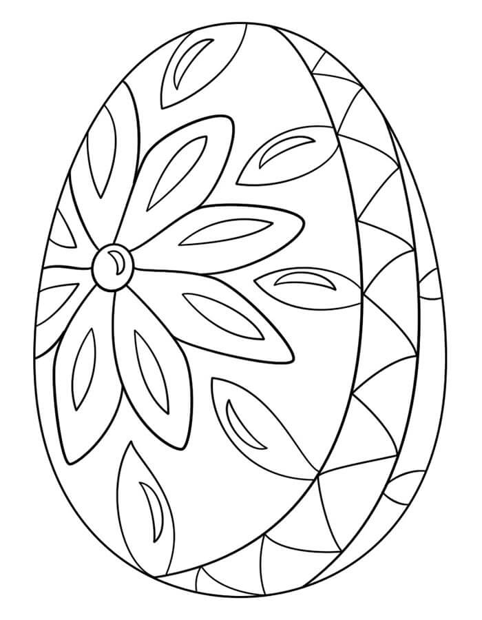 Osterei Für 1-Jährige Kinder ausmalbilder