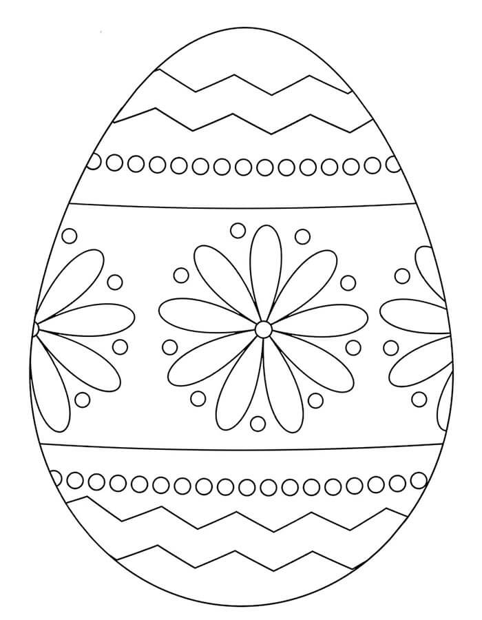 Osterei Für 2-Jährige Kinder ausmalbilder