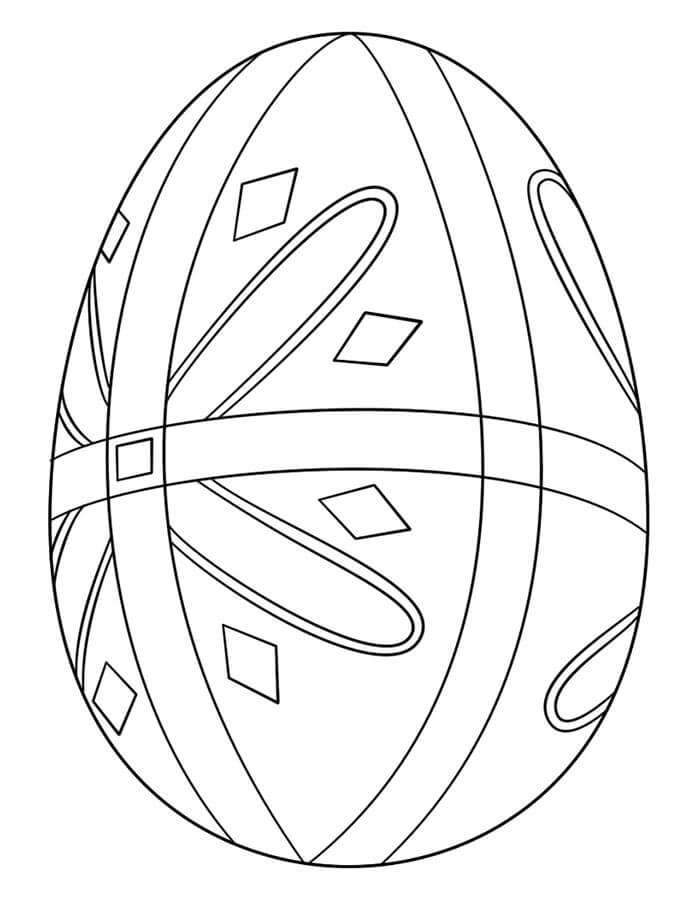 Osterei Für 4-Jährige Kinder ausmalbilder