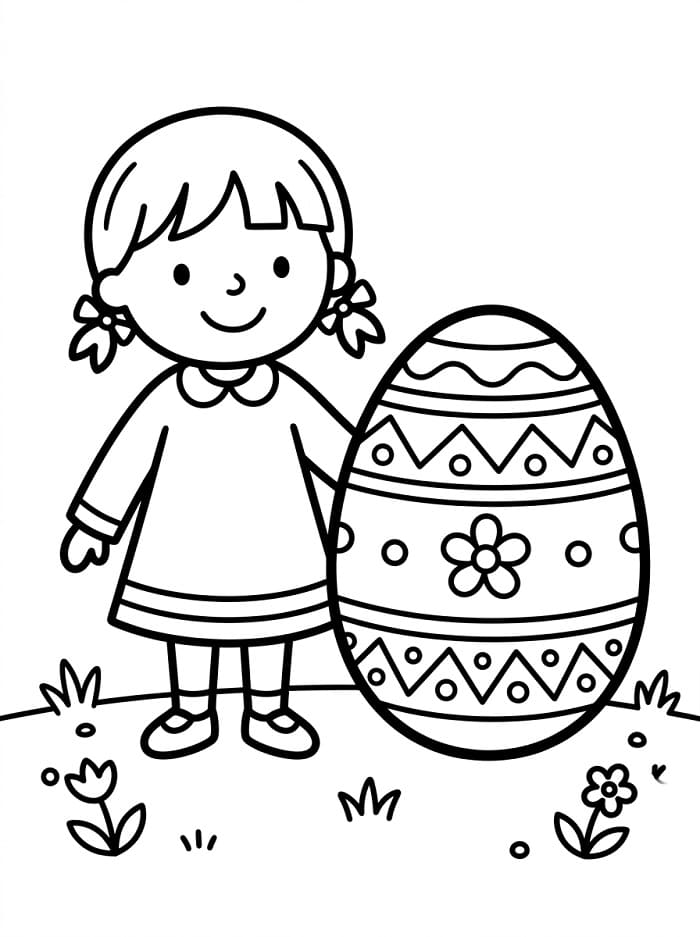 Osterei Für Feiertag ausmalbilder