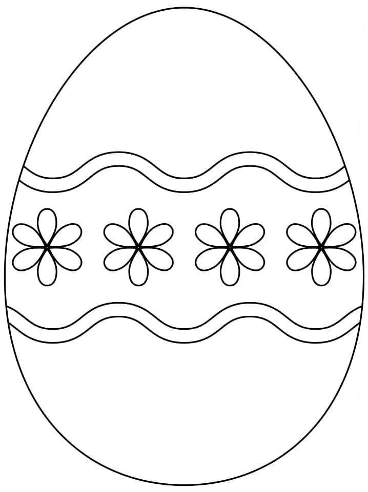 Osterei Kostenlos Druckbar ausmalbilder