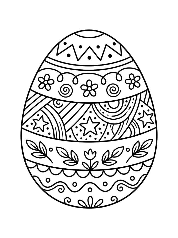 Osterei Kostenlos ausmalbilder