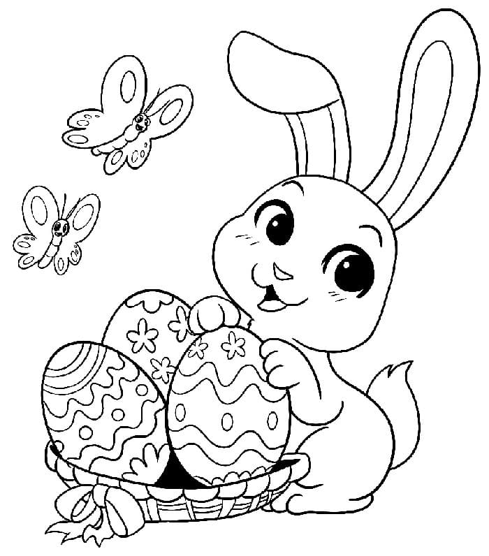 Osterhase Kostenlos ausmalbilder
