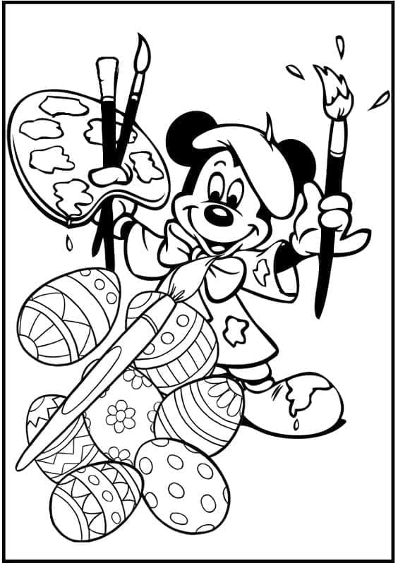 Ostern Druckbares Bild ausmalbilder