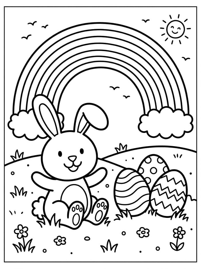 Ostern Drucken ausmalbilder