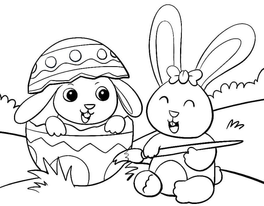 Ostern Für 1-Jährige Kinder ausmalbilder