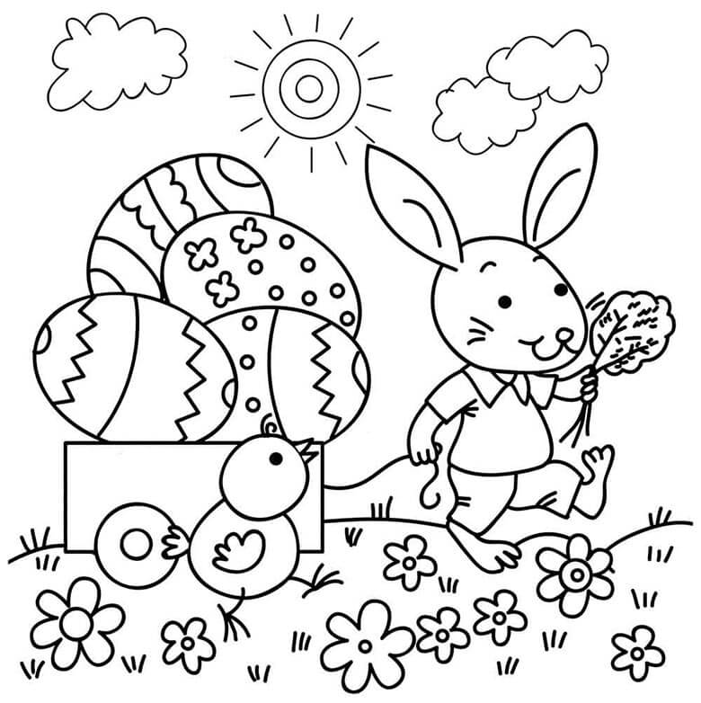 Ostern Für 3-Jährige Kinder ausmalbilder