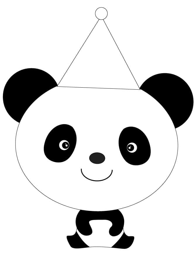 Panda Für 2-Jährige Kinder ausmalbilder