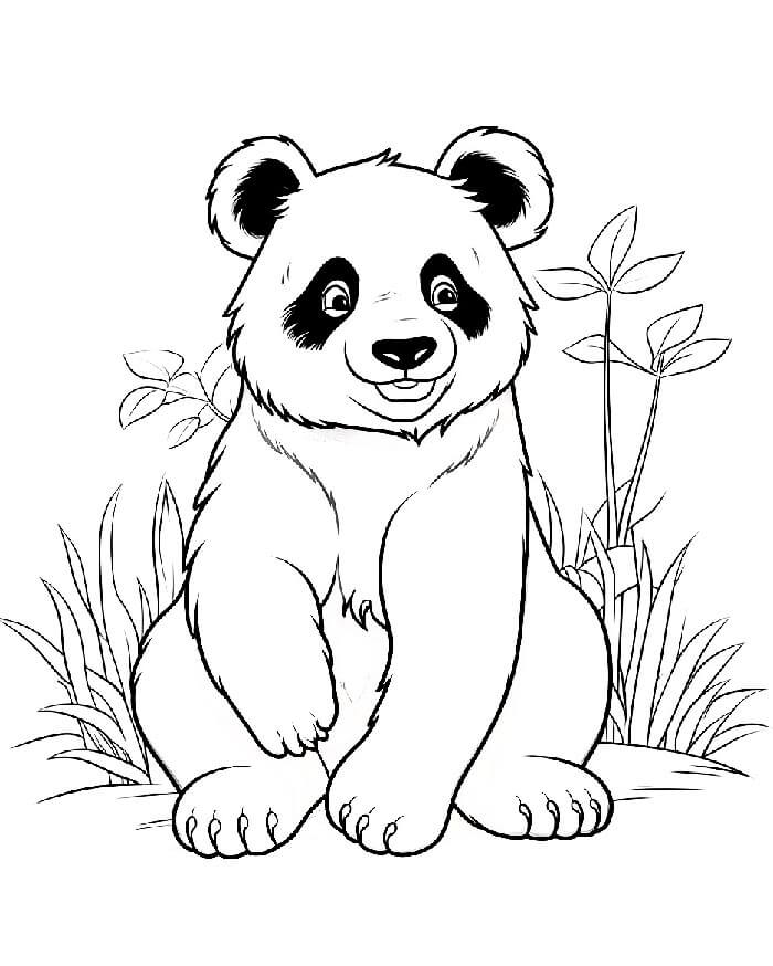 Panda Zum Drucken ausmalbilder