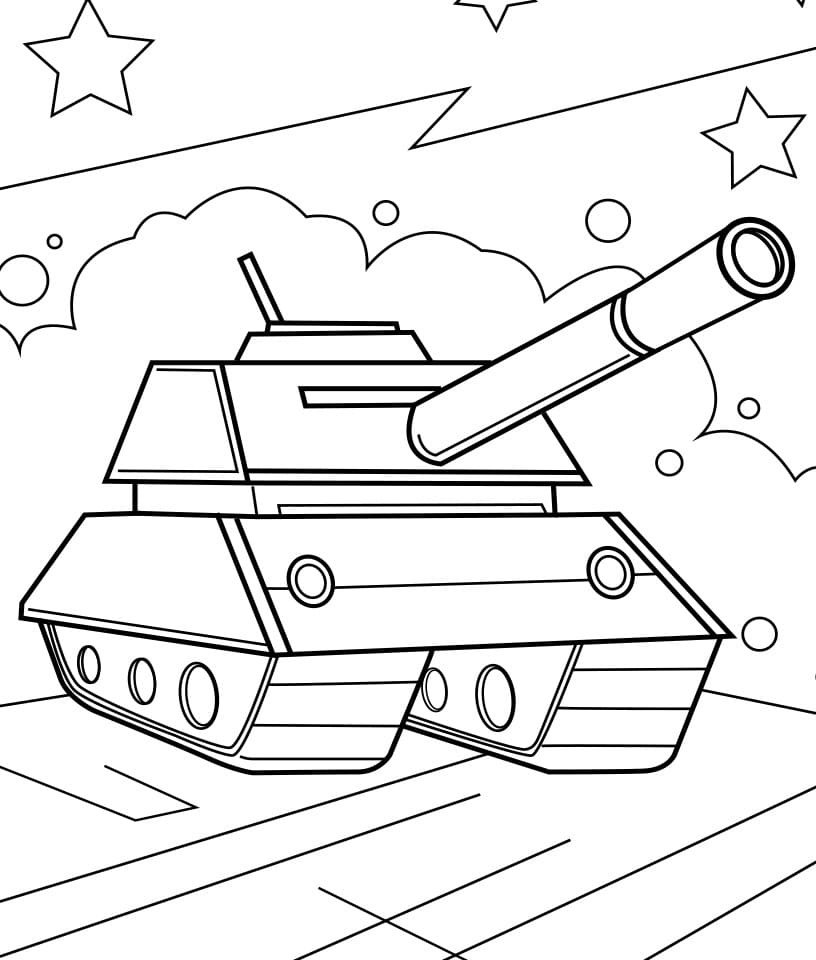 Panzer druckfertig ausmalbilder