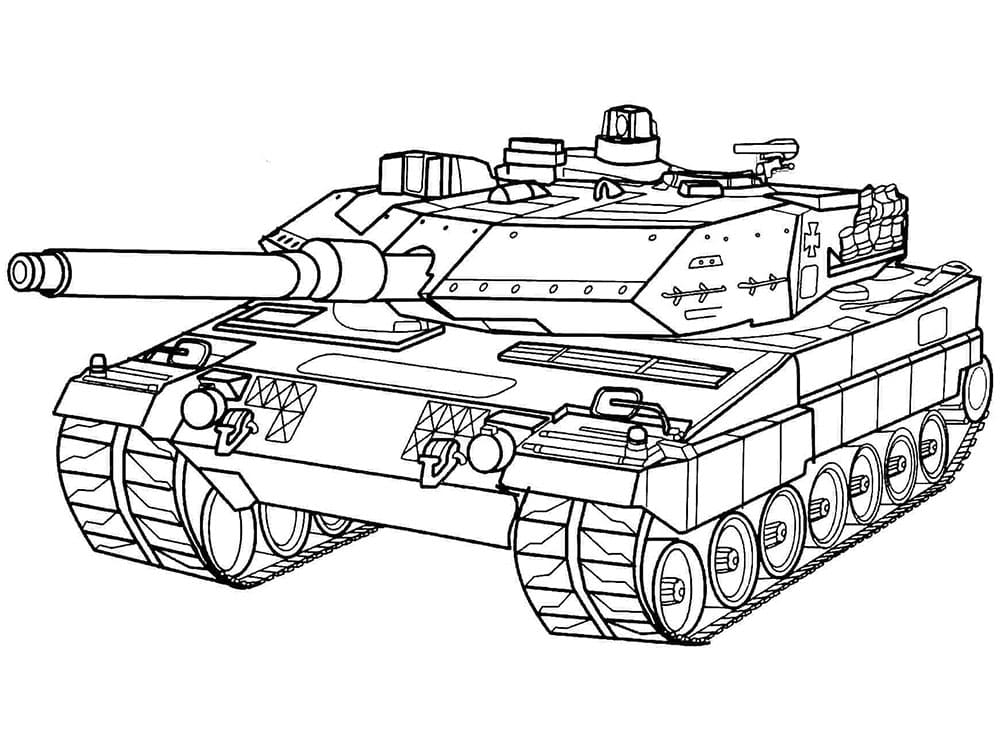 Panzer gratis ausmalbilder
