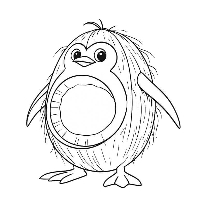 Penguino Cocosino Italian Brainrot ausmalbilder