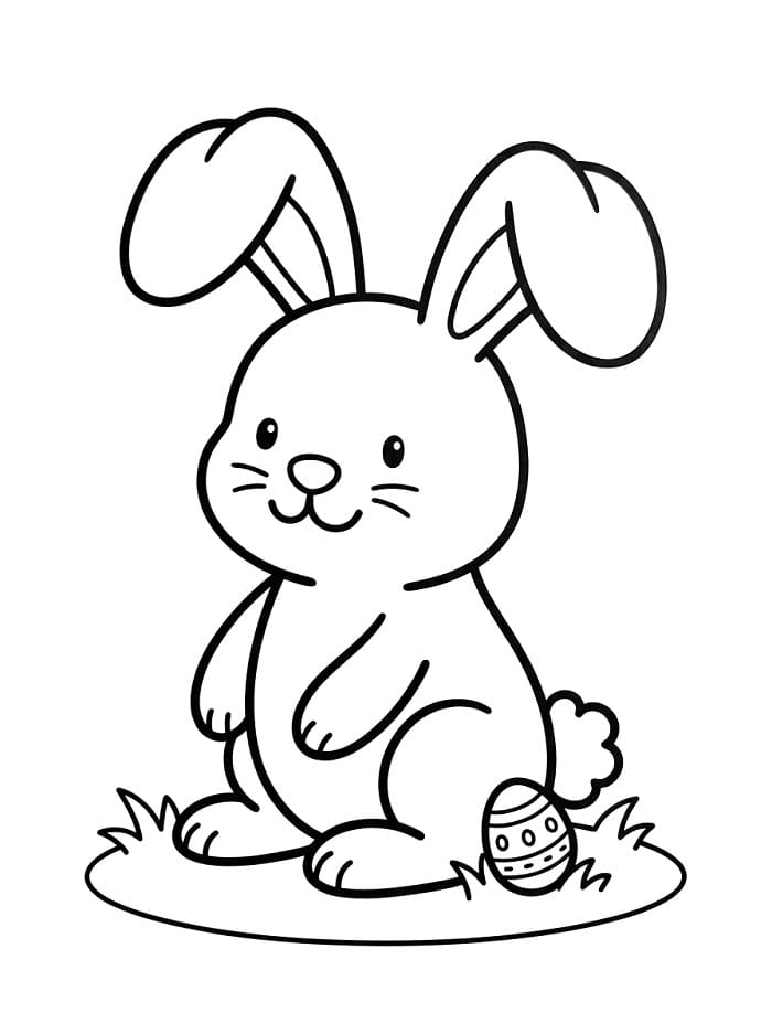 Perfekter Osterhase ausmalbilder