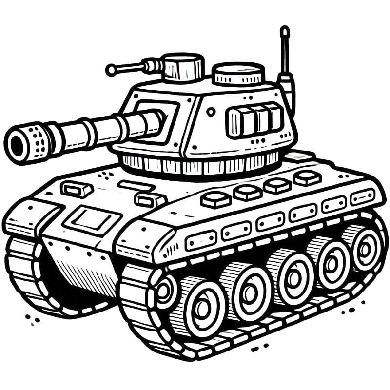 Perfekter Panzer ausmalbilder