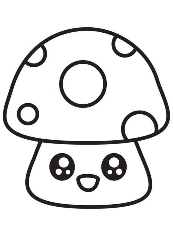 Perfekter Pilz ausmalbilder