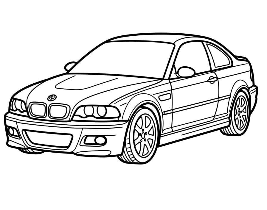 Perfektes BMW ausmalbilder