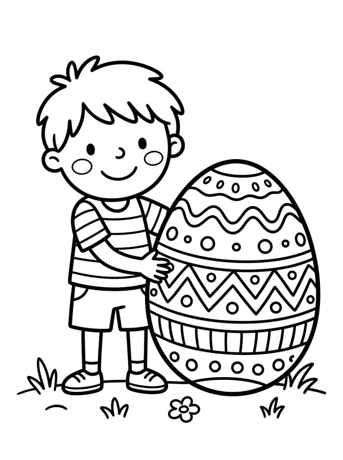 Perfektes Osterei ausmalbilder