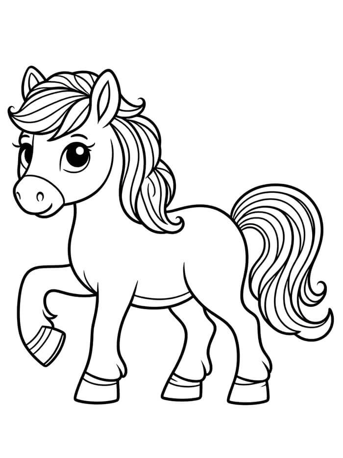 Pferd Druckbar Für Kinder ausmalbilder