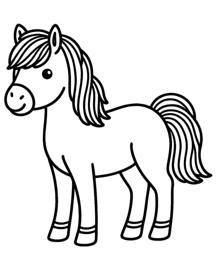 Pferd Druckbares Bild ausmalbilder