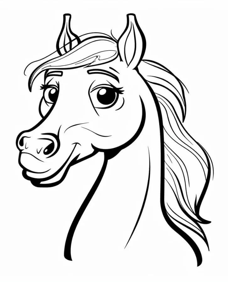 Pferd Für 2-Jährige Kinder ausmalbilder