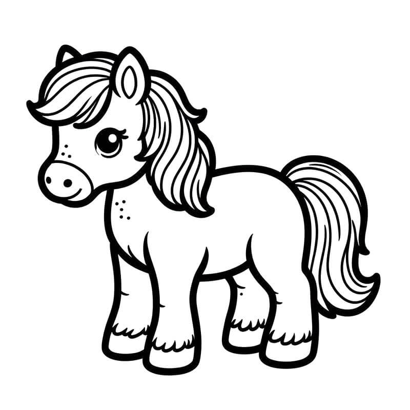 Pferd Kostenloses Bild ausmalbilder