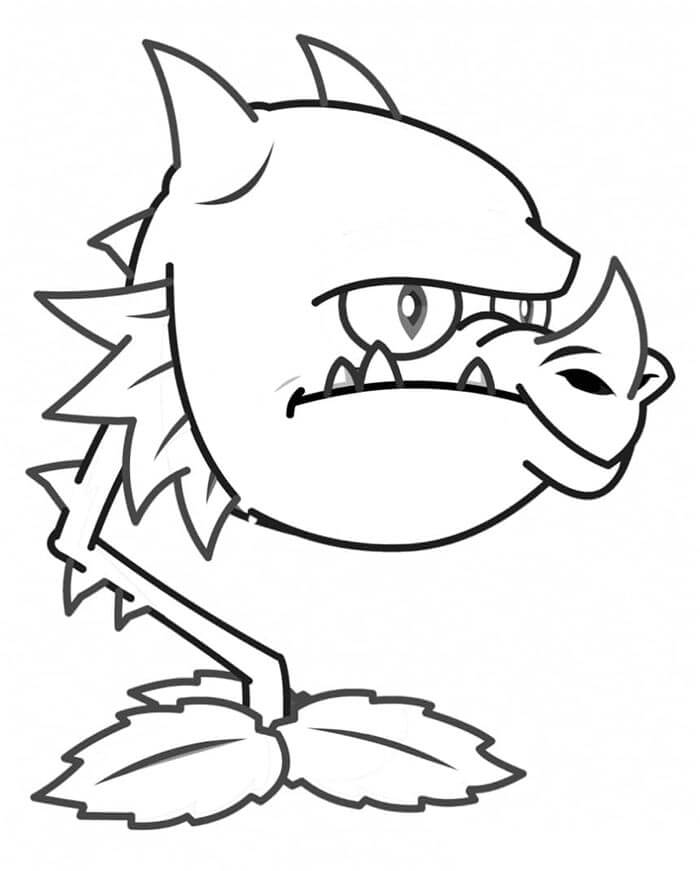 Pflanzen gegen Zombies (6) ausmalbilder