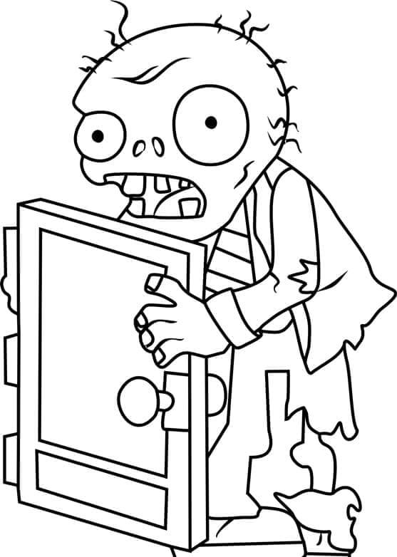 Pflanzen gegen Zombies (7) ausmalbilder