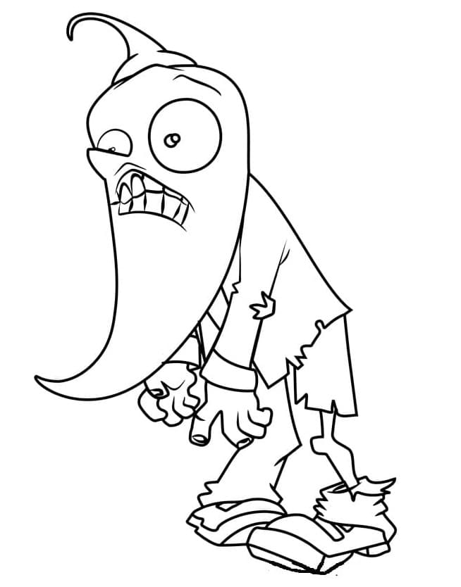 Pflanzen gegen Zombies Bild Kostenlos ausmalbilder