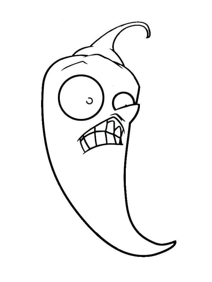 Pflanzen gegen Zombies Druckbar ausmalbilder