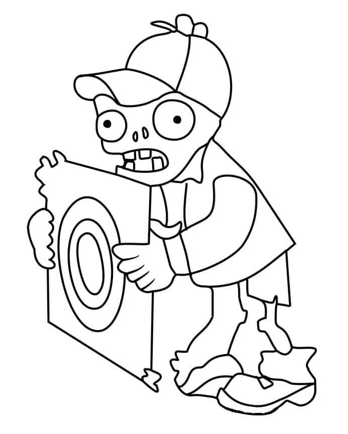 Pflanzen gegen Zombies Für 1-Jährige Kinder ausmalbilder