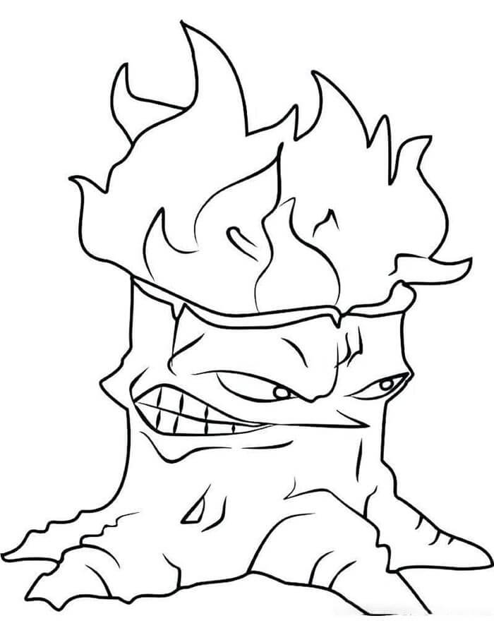 Pflanzen gegen Zombies Für 3-Jährige Kinder ausmalbilder