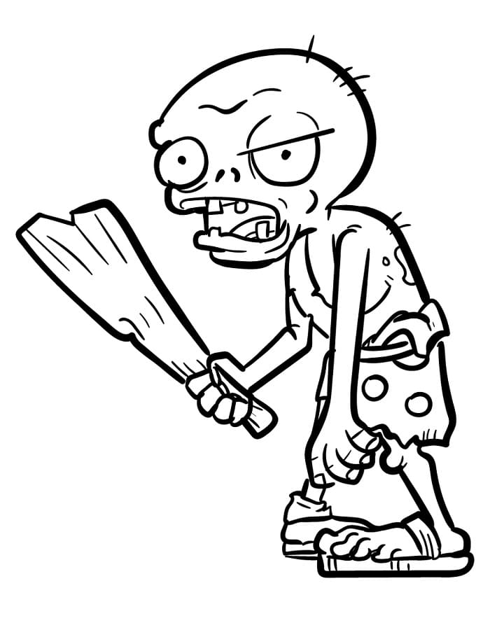 Pflanzen gegen Zombies Gratis ausmalbilder